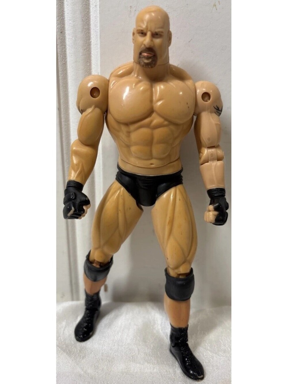 VTG 1999 WCW WWE WWF Bill Goldberg Smash n Slam 6” Action Figure Toy Toybiz